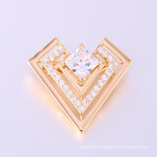 2018 most popular korean brooch wholesale OEM Shield brooch for gift